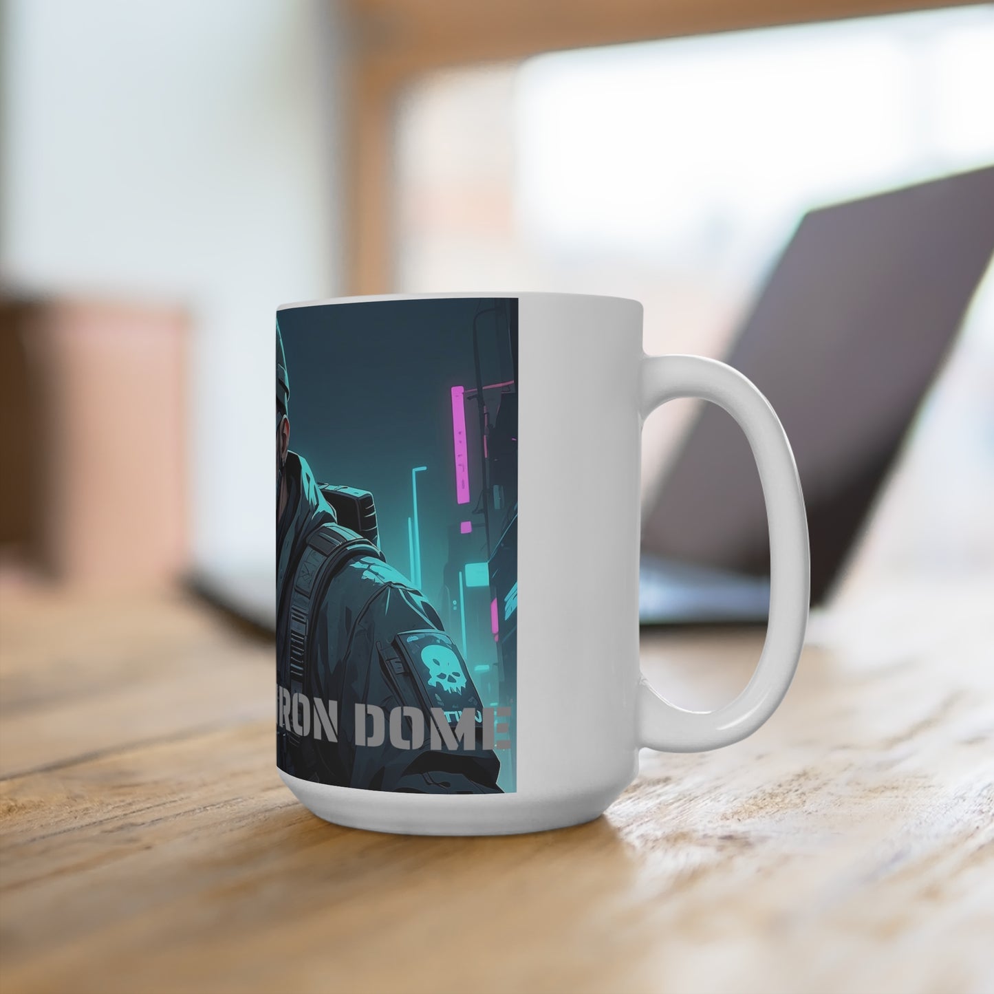 DAD the family iron dome Mug 15oz