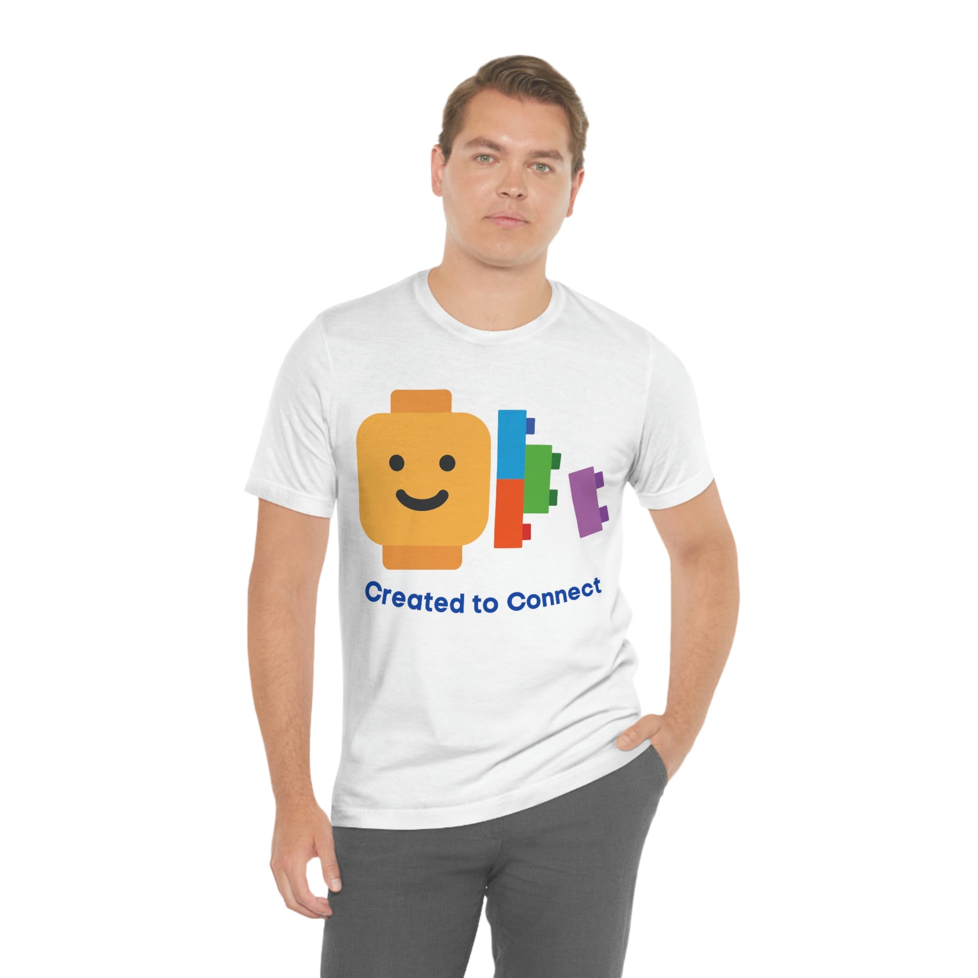 t-shirt: we are created need to connect with one another