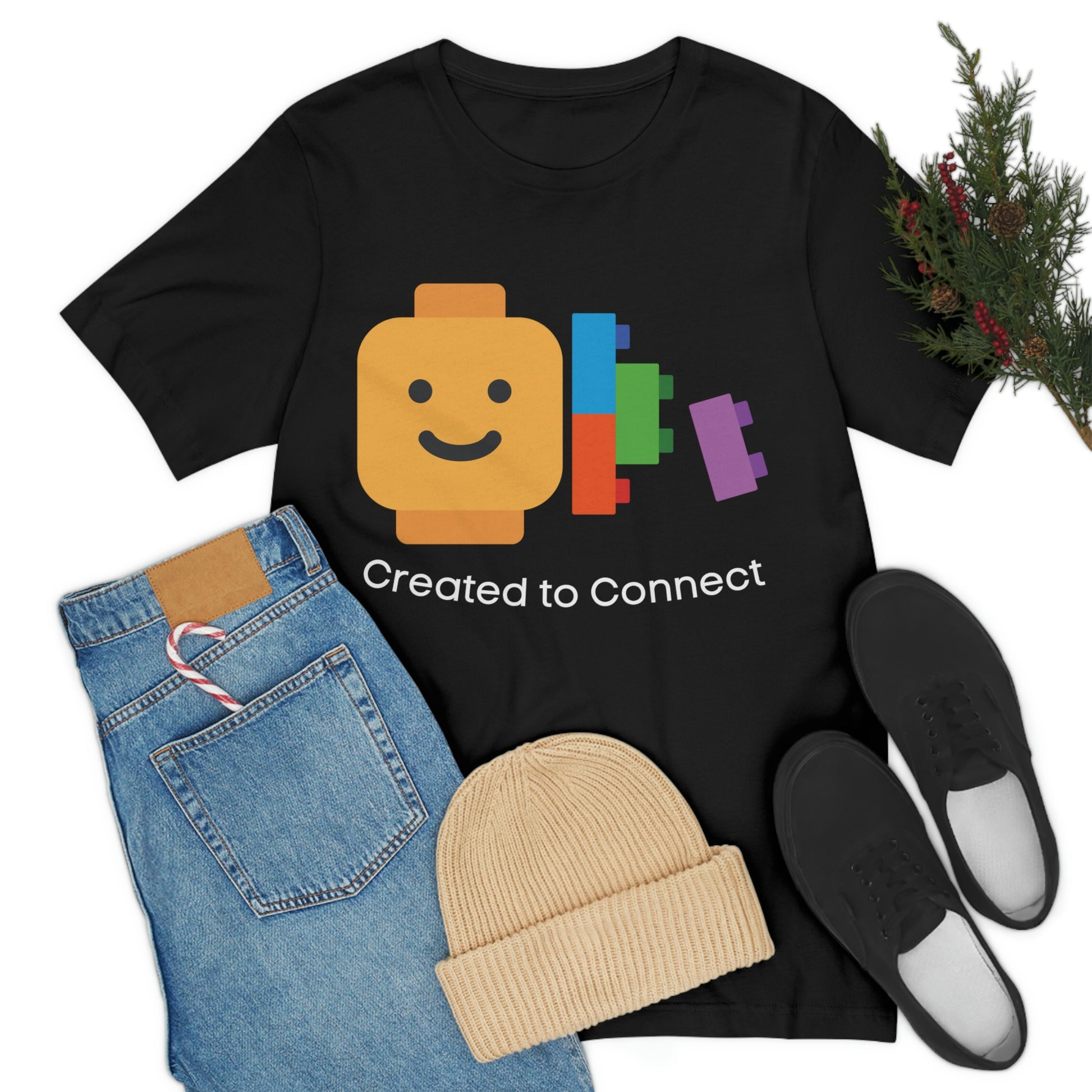 t-shirt: we are created need to connect with one another; RawMeMine.