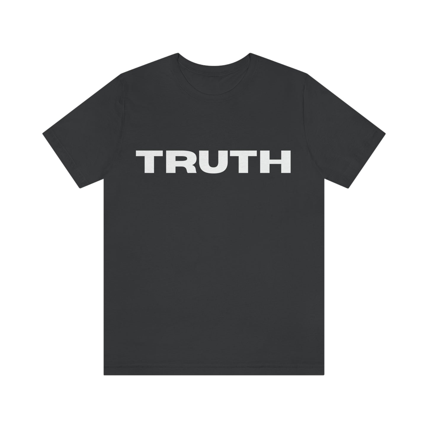 Truth t-shirt, front "Truth", back "I try in my imperfect best to speak the TRUTH." by Lin Wood