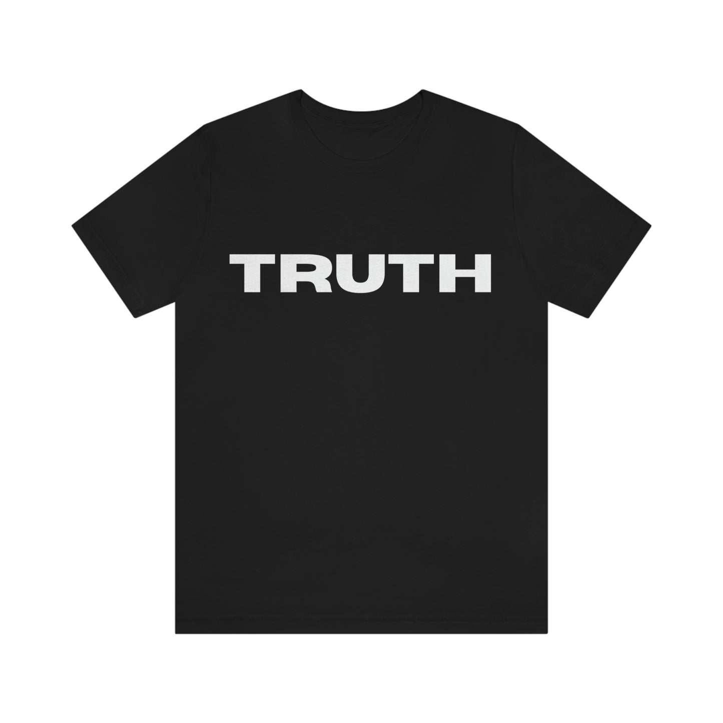 Truth t-shirt, front "Truth", back "I try in my imperfect best to speak the TRUTH." by Lin Wood